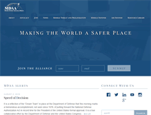 Tablet Screenshot of missiledefenseadvocacy.org